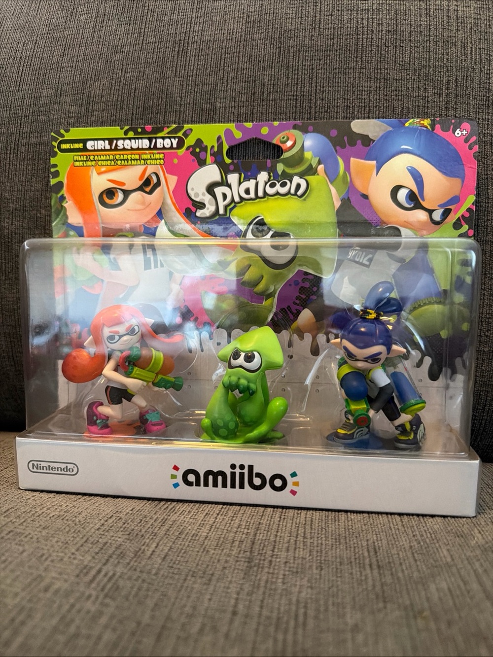 Inkling Girl Boy Squid Splatoon Amiibos Nintendo - Brand New, Sealed - Wii U/3DS